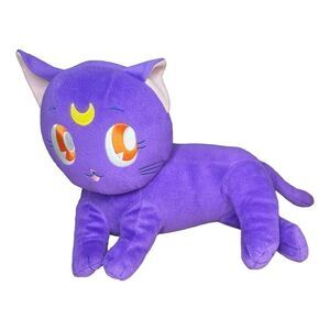 Authentic Sailor Moon Luna Laying Plush 12”
